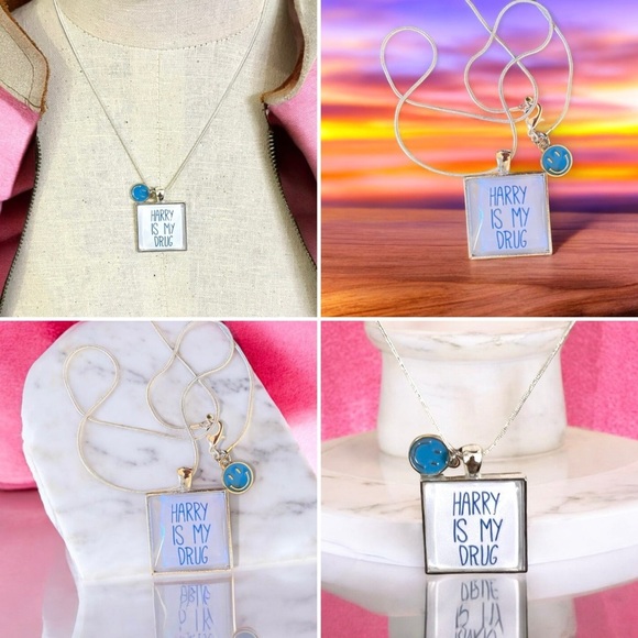 Harry is my drug pendant necklace Love Harry Styles? Prince Harry? Harry Potter? - Picture 12 of 15